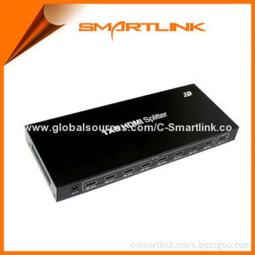 HDMI® Splitter, 1 to 8 (HDMI® 1.4), Supports Resolution of 2 x 4K, HDMI v1.4